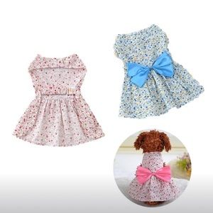 B/P flower dress for puppies 🐾